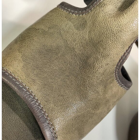 🐊 Chloe Leather Gladiator Heels | Wood Platform | Green Brown Strappy 38.5 - Picture 8 of 16